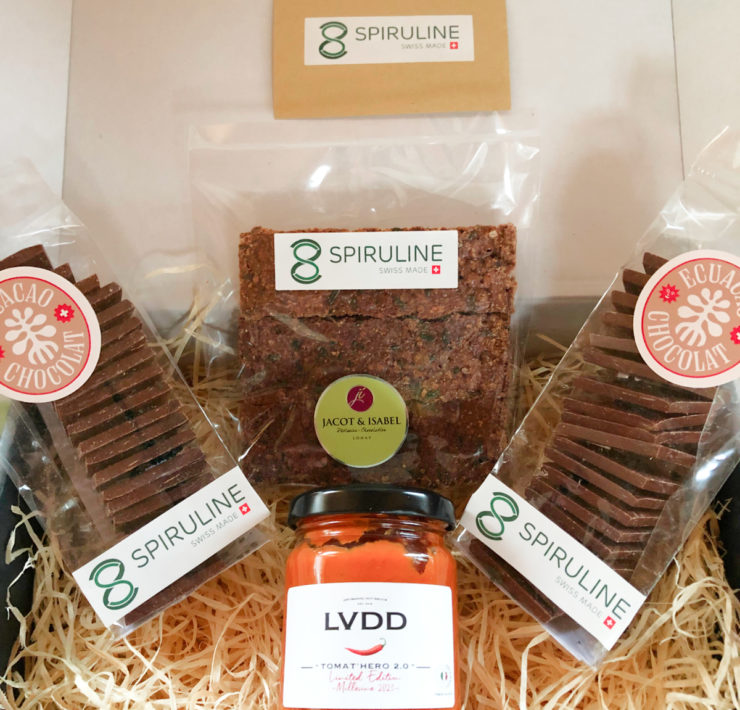 Spiruline Suisse en coffret cadeau de Noël