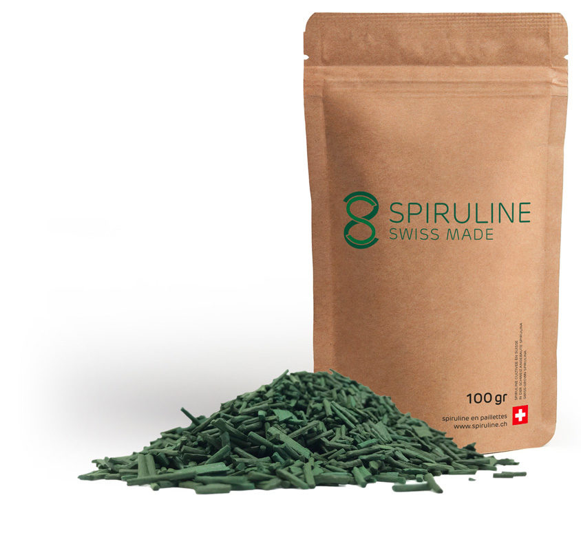Spiruline en paillettes